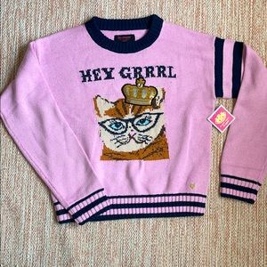 NWT Juicy Couture Kitty Pullover